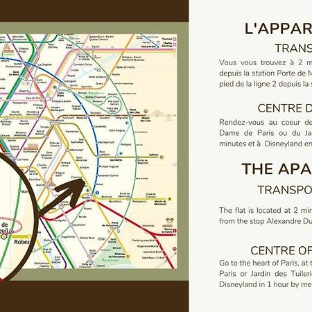 41.Appart 4Pers#1 Bedroom #Pere Lachaise #Nation Paříž Exteriér fotografie